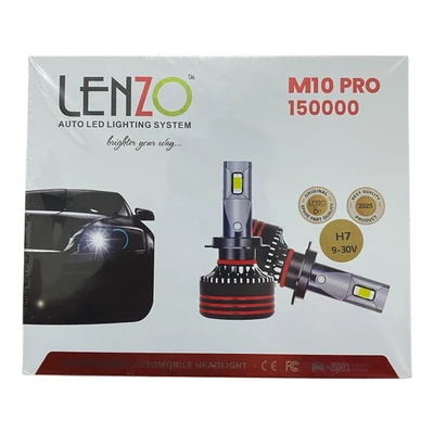 خرید لامپ هدلایت لنزو M10 PRO خودرو | نصب آسان و نور قدرتمند